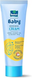 Parachute Advansed Baby Nourishing Cream Doctor Certified Virgin Coconut Oil & Coconut Milk Ph 5.5 24 Hour Moisturization 100gm