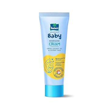 Parachute Advansed Baby Nourishing Cream | Doctor Certified | Virgin Coconut Oil & Coconut Milk | Ph 5.5 | 24 Hour Moisturization | 100gm - image, photos