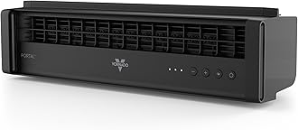 Vornado PORTAL® Window Fan with 3 Speeds, Reversible Exhaust Mode, Weather Resistant, Window Fan For Kitchen, Bedroom, Home, Low Profile, Black