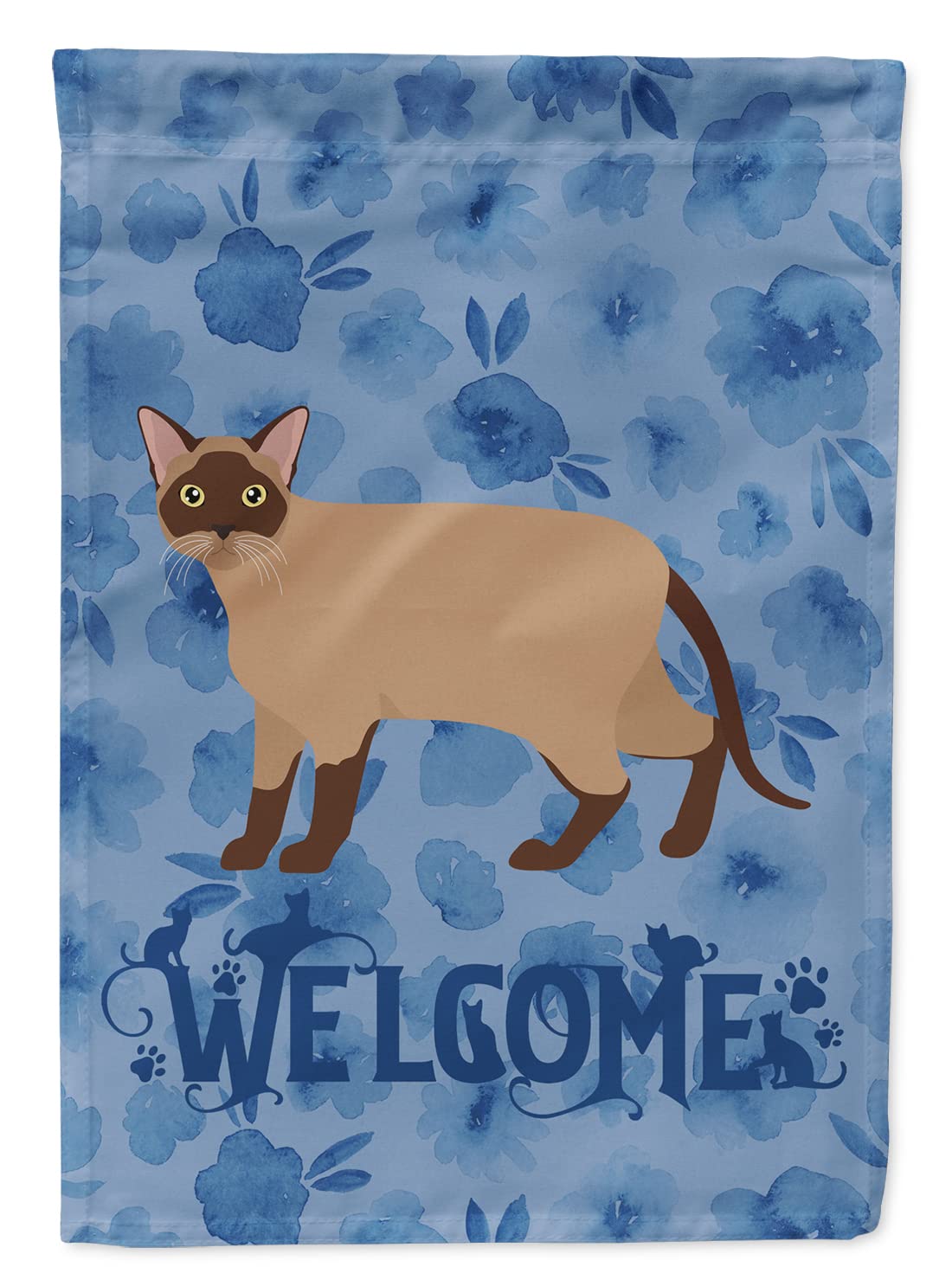 Drapeau chat birman décoratif pour embellir votre entrée de maison et accueillir chaleureusement