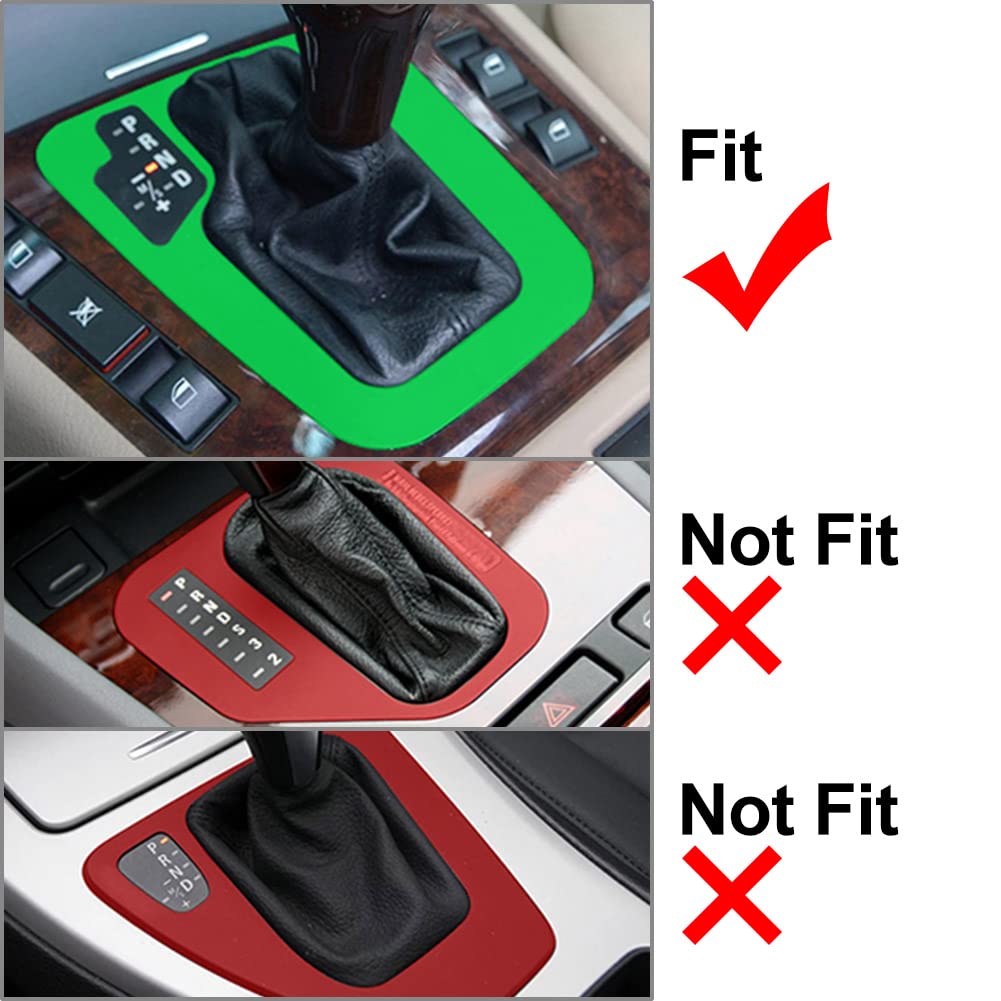 SIKUAI Kit de actualización de pomo de cambio de marchas automático Linterna eléctrico para coche, pomo de cambio automático para Serie 3 E46 E36, Serie 5 E39 E60 E61 Serie 7 E38, Plat