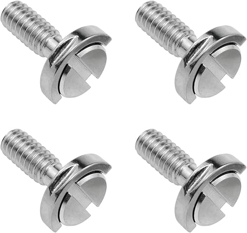 Lovelysp - Tornillos de fijación de cámara de acero inoxidable con anillo en D de 14-20 roscas, adecuados para tornillos adaptadores, trípode de