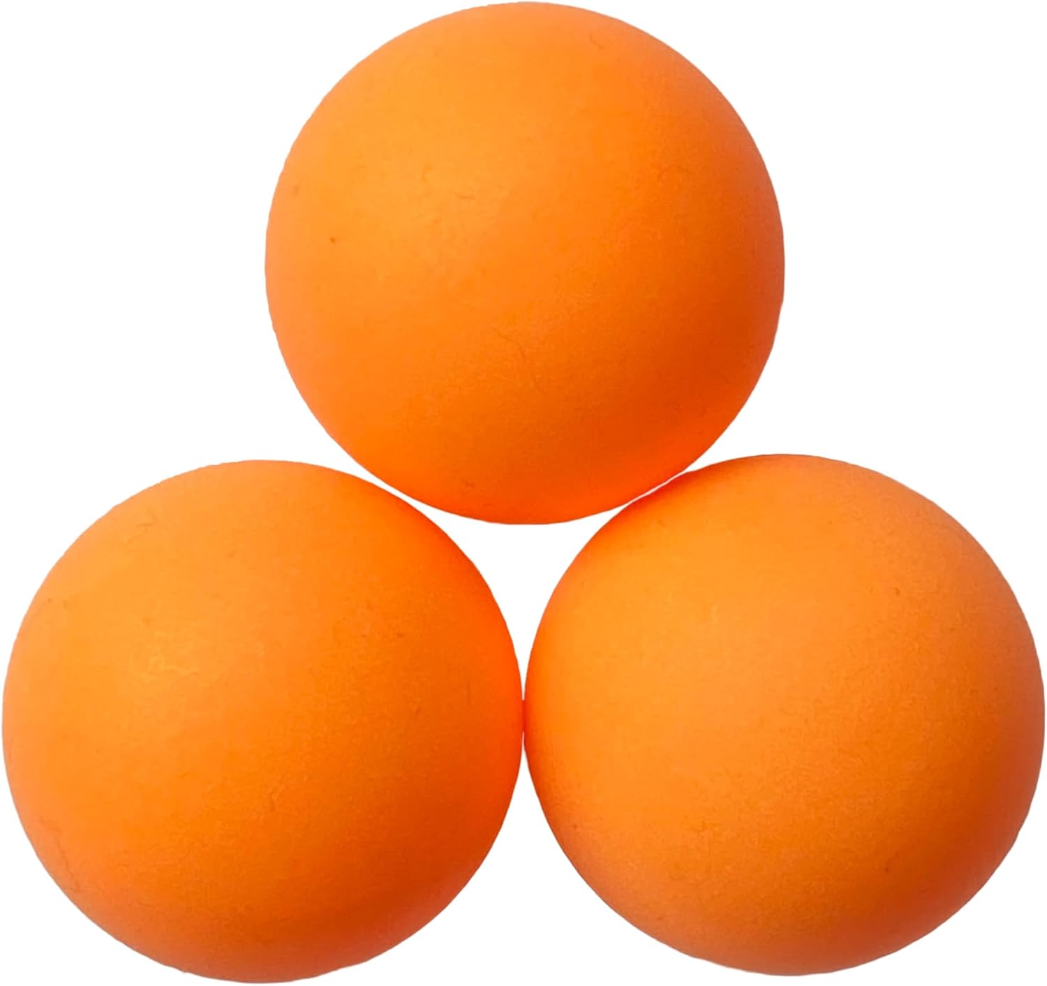 GmbH 75 Table Tennis Balls 38 mm Without Print Orange Sturdy Material