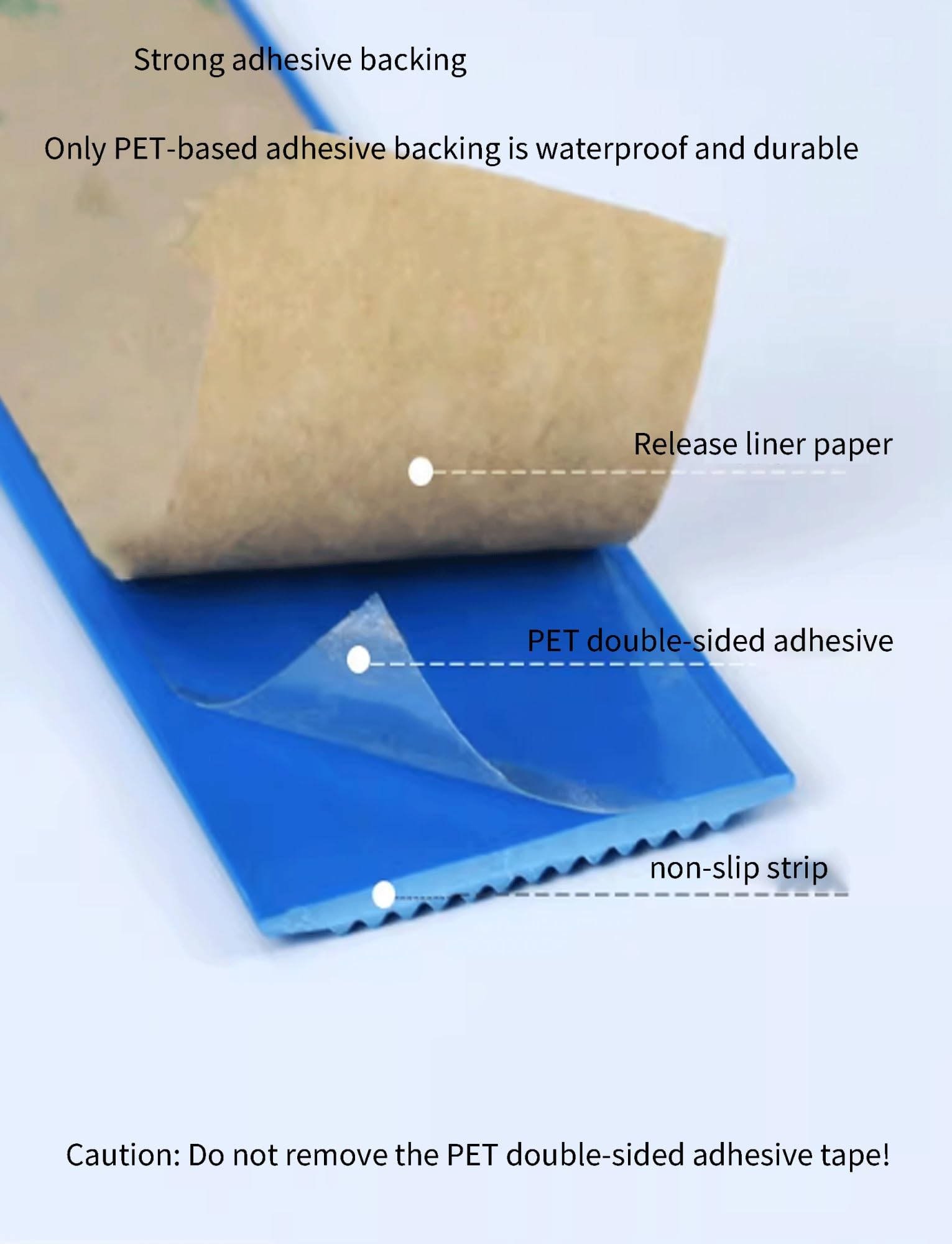 Rutschfestes Treppenstufenband, selbstklebende Anti-Rutsch-Streifen for Außenstufen, wasserdichtes PVC-Griffband for Beton, Holz, Fliesen(Yellow,5x1000cm/1.95x390in)