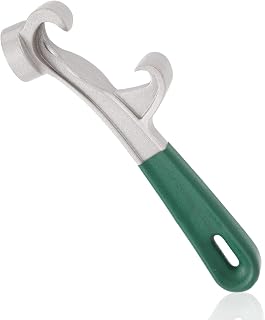 BOXOB Bucket Opener Tool 5 Gallons, 21.5cm Multifunctional Aluminum Bucket Lid Removal Tool Bucket Opener Wrench with Non-slip Handle for Industrial Commercial Use