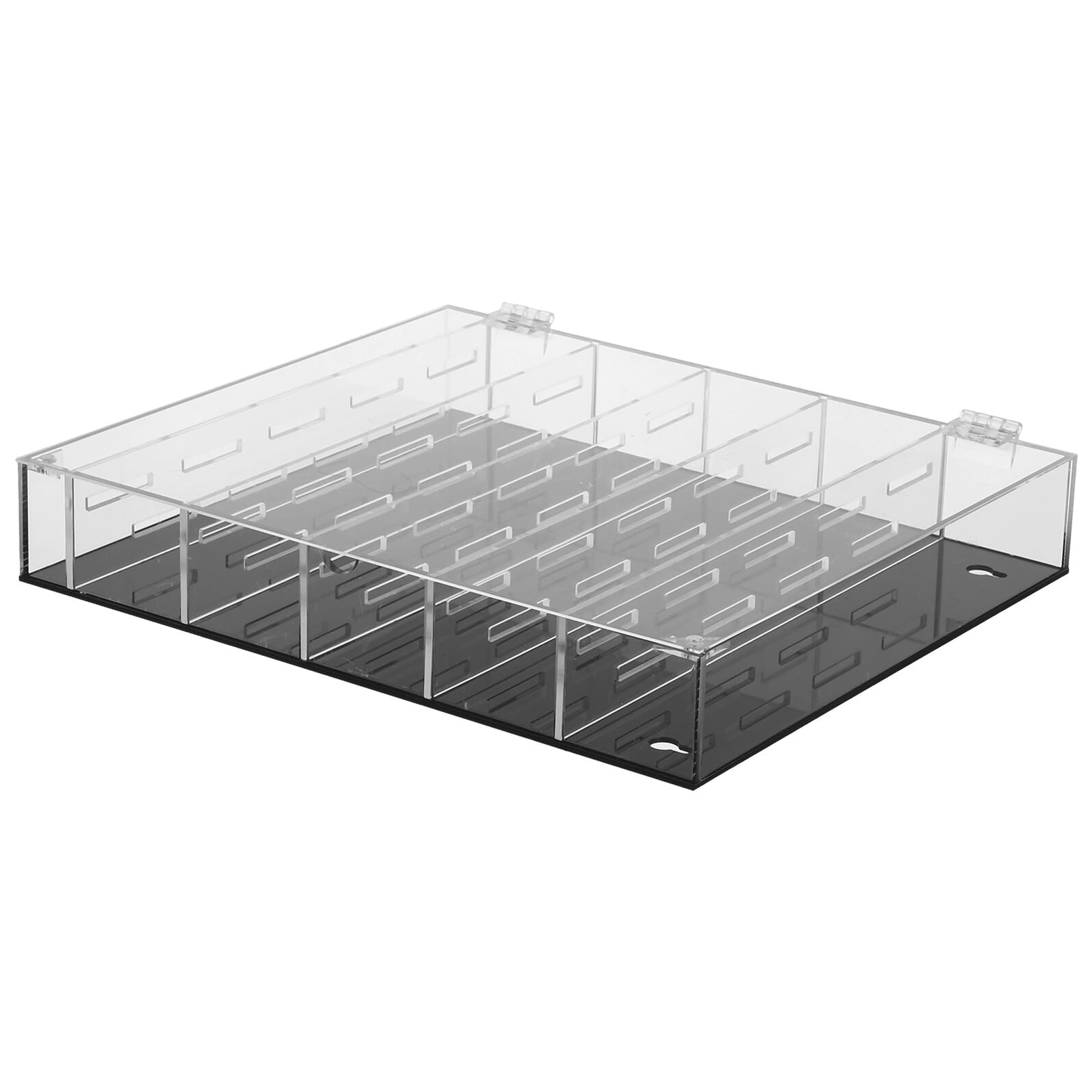 Artibetter Acryl Münzdisplay Schwarz bis 45 Münzen für Schreibtisch Ausstellungen