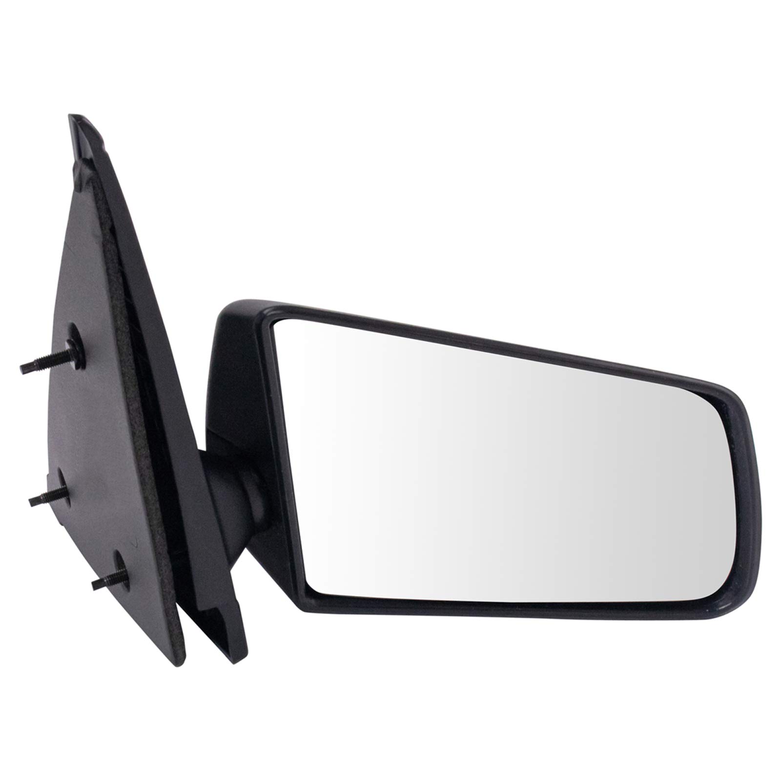 Passenger Side Power Mirror – 1994-1997 Chevy S10 Pickup & Blazer, Black, Convex