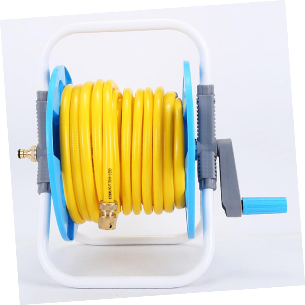 ibasenice Portable Garden Hose Reel Cart Storage Rack Water Hose Holder Stand for Car Wash Home Professional Use