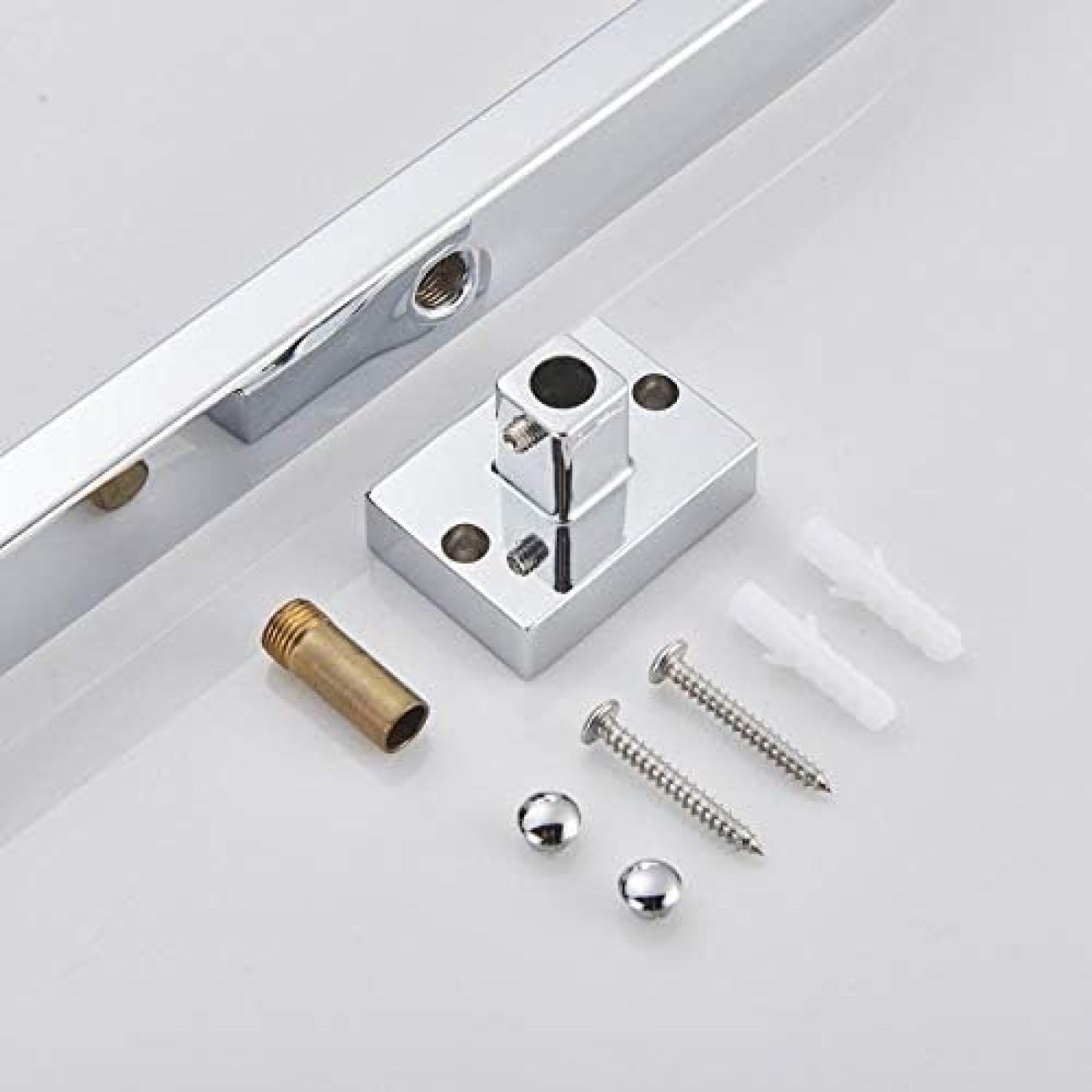 クローム シャワーヘッド 温度調整機能付き Amazon.co.jp: クロムシャワー蛇口サーモスタット 8 インチ