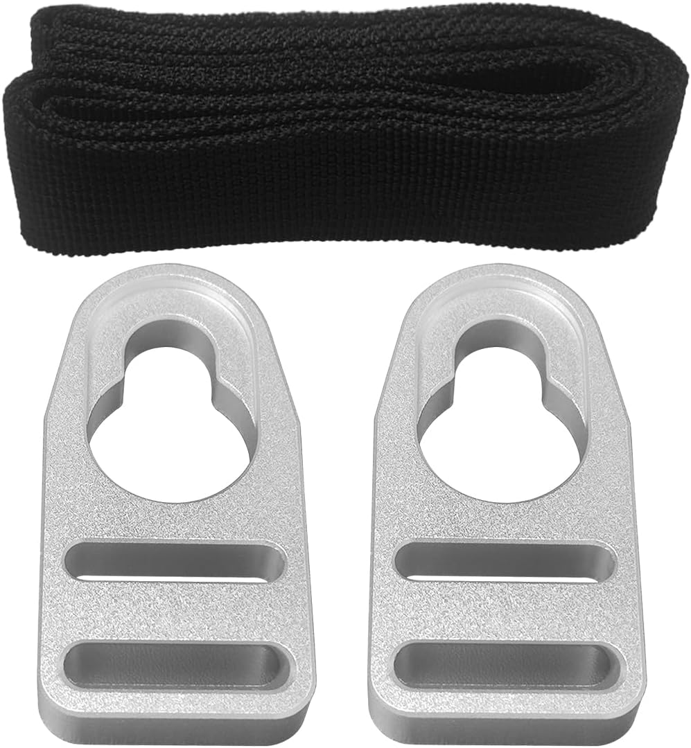 Popbee Aluminum Alloy Kayak Accessories (Snaps+Straps) Kayak Seat Repair Kit