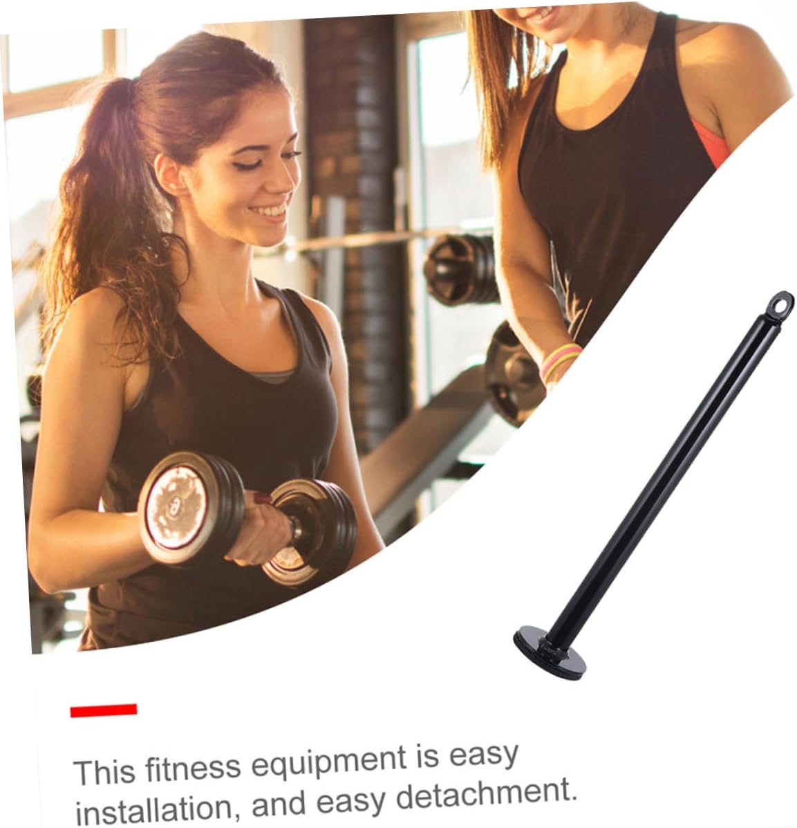 Happyyami 2pcs Weight Plate Rack for Fitness Equipment Heavy Duty Storage Holder Loading Pins Adjustable Barbell Storage for Gym Accessories and Arm Muscle Training