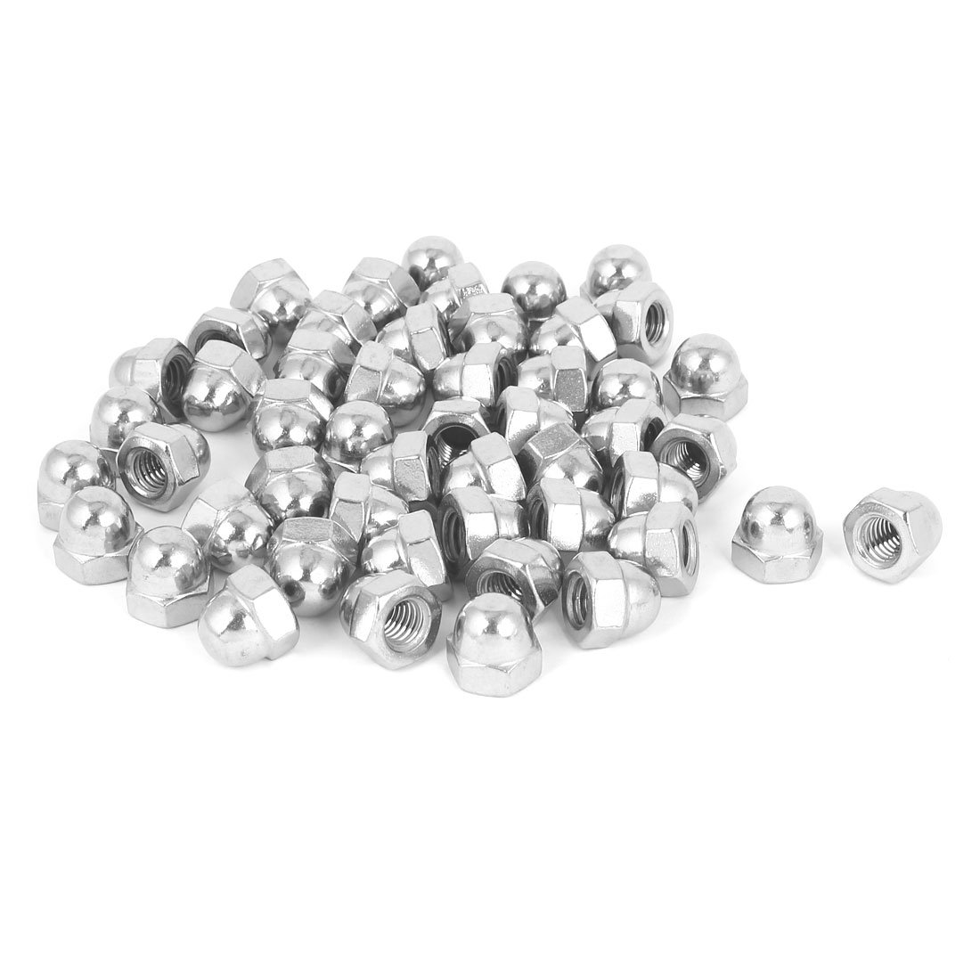 3/8"-16 304 Stainless Steel Dome Head Cap Hexagon Nuts Silver Tone 50pcs (0d7f11be5d6e01287677ecd6cfeab29e)