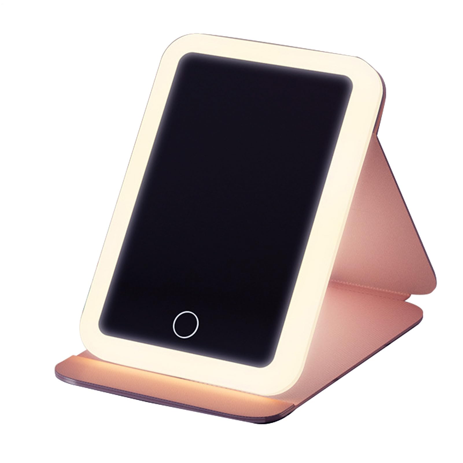 Miroir de voyage avec lumière LED pour retouches maquillage rapides à l'hôtel