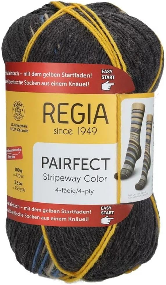 Regia Pairfect 4 Ply 100g 02299 Beige-Brown
