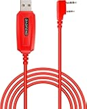 BAOFENG Programming Cable UV-5R/5RA/5R Plus/5RE, UV3R Plus, BF-888S, 5R EX, 5RX3, GA-2S, UV-82 (39-inch Mirkit Red, This one Works!)