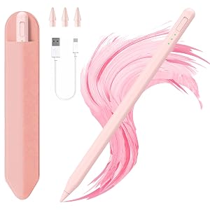 Stylus Pen for iPad11 10thGen 14Mins Faster Charge with Pencil Holder Palm Rejection Tilt Sensitivity for iPad Air11