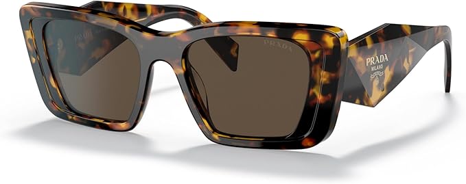 Prada PR 08YS - 01V8C1 Sunglasses HAVANA HONEY w/DARK BROWN 51mm