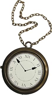 Rubies Adult Hip Hop Oversized Old School Clock Necklace Costume Accessory for Themed Parties and Halloween
