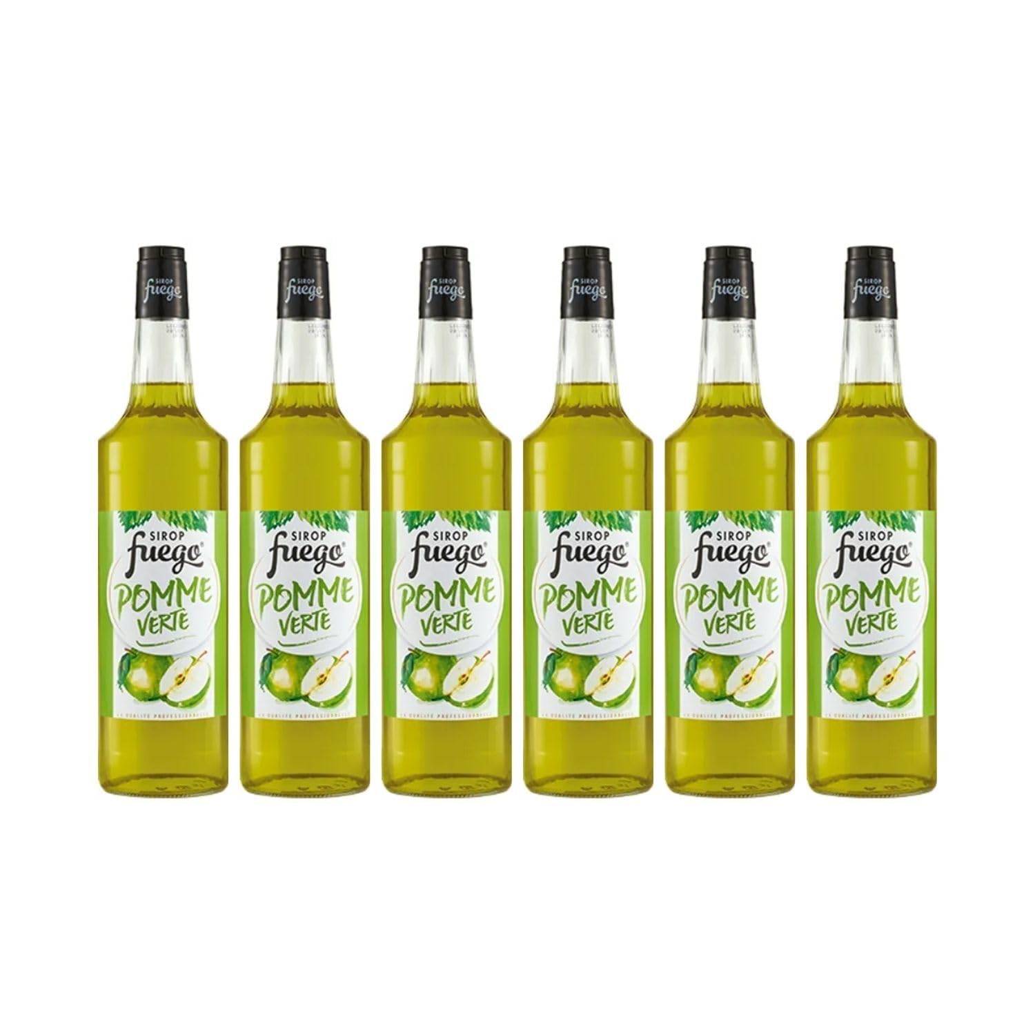 Sirop Fuego Pomme Verte - 6 x 1L