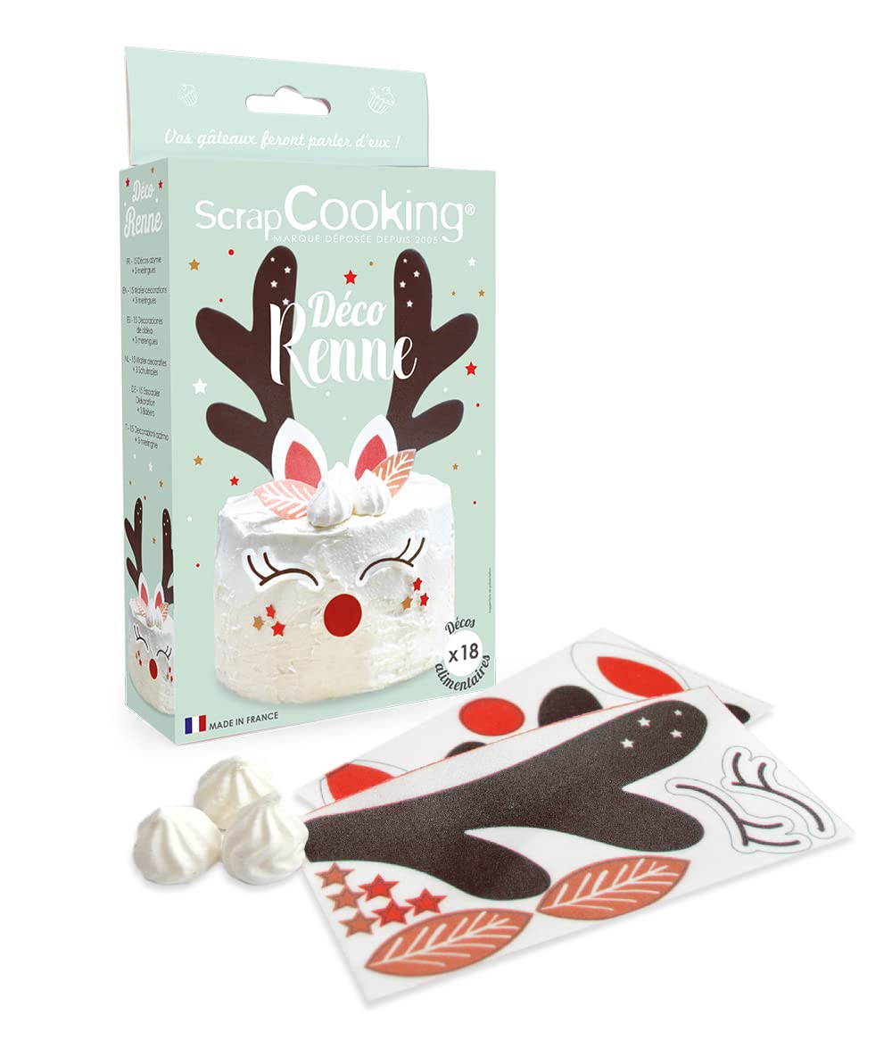 Scrapcooking Kit Déco Azyme Renne 1 Unité