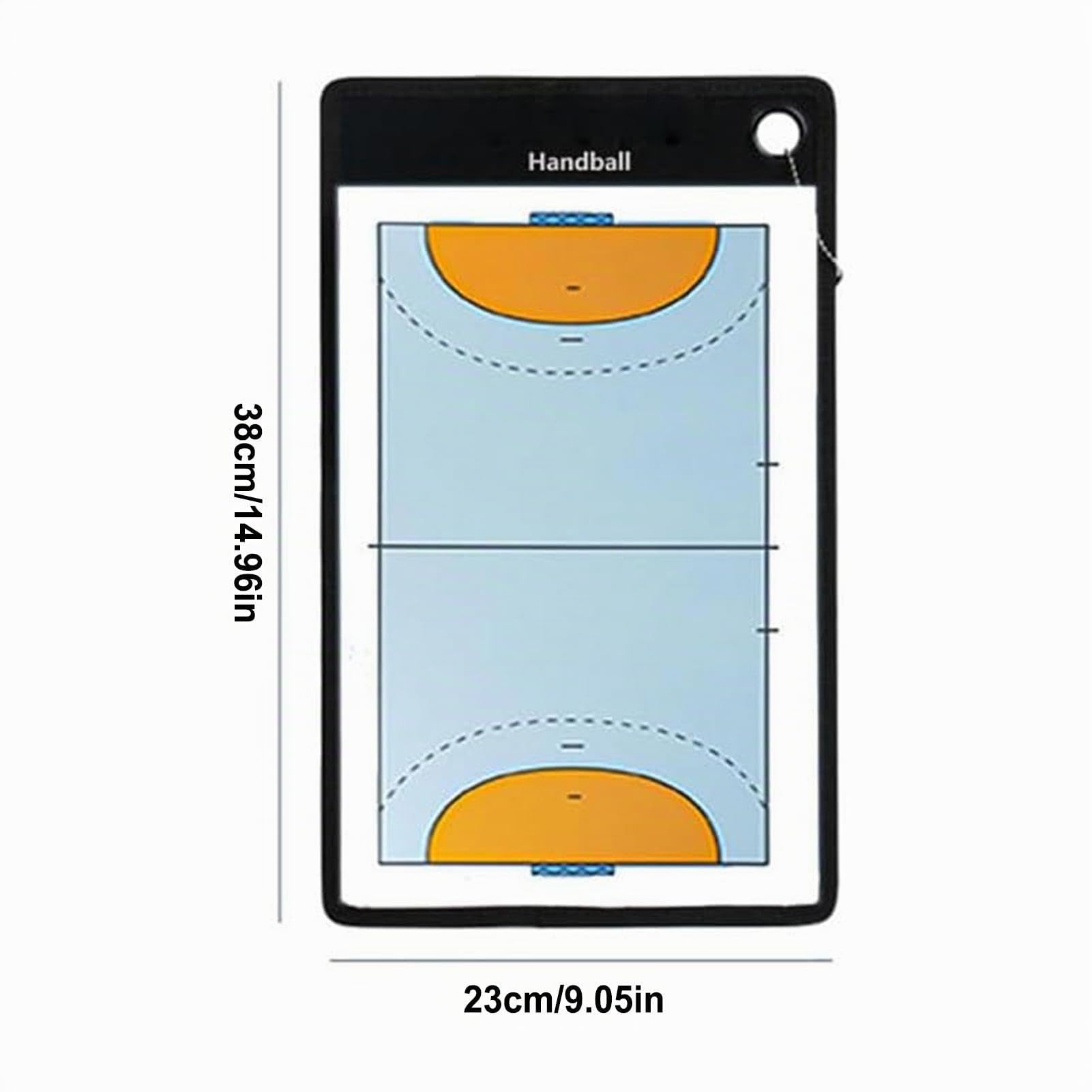 Tableau d'affichage | Tableau d'affichage | Tableau de coaching magnétique | Tactiques de handball portables, outil de stratégie de handball, outil de visualisation du terrain, tableau tactique avec t