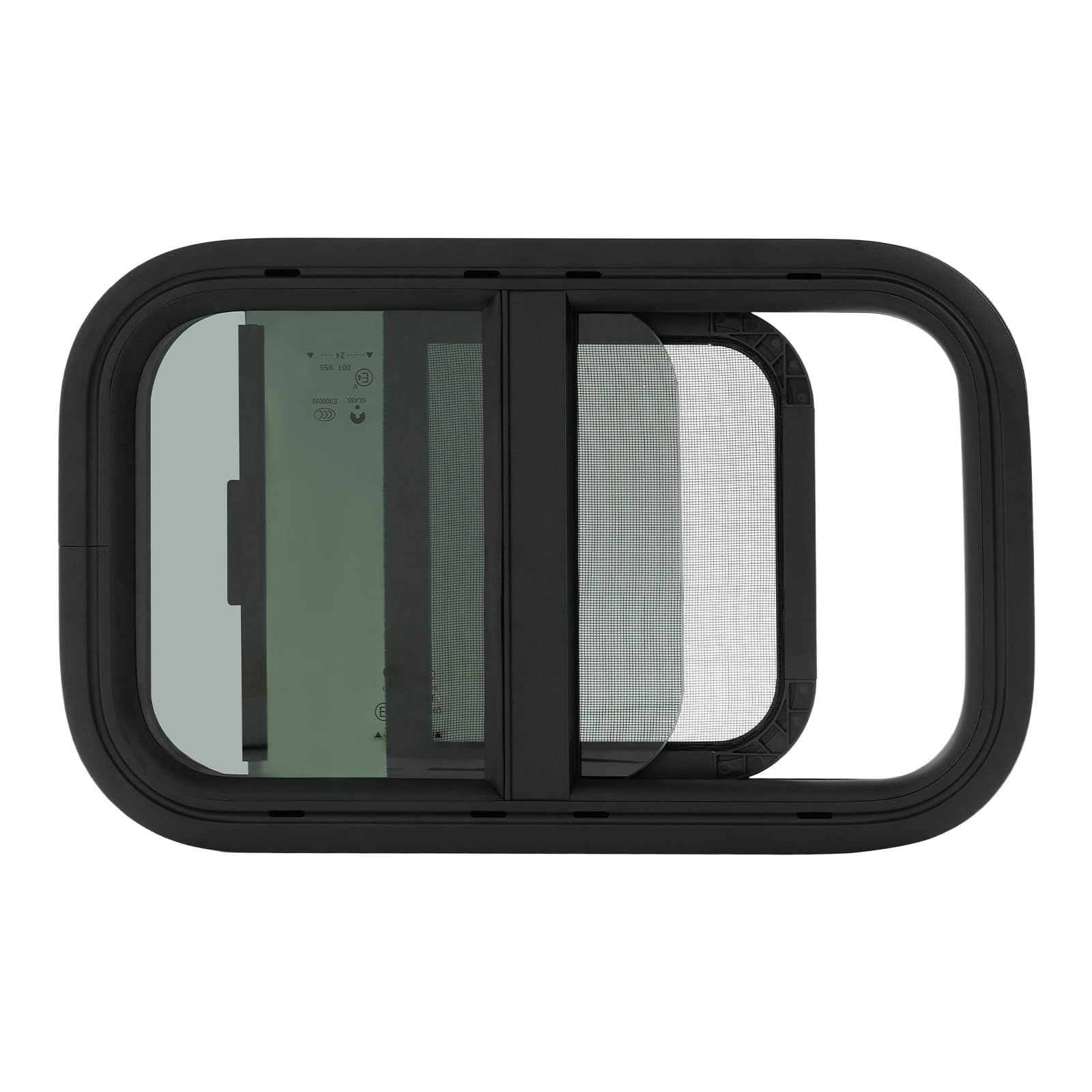 Finestra per roulotte, camper con zanzariera, finestra laterale, finestra di ventilazione per camper, campeggio, campervan, 500 x 300 mm