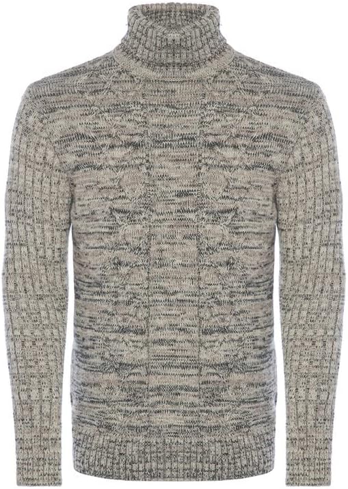 Herren Pullover Mit Rollkragen - Einfarbiger Winter Sweater Regular Fit