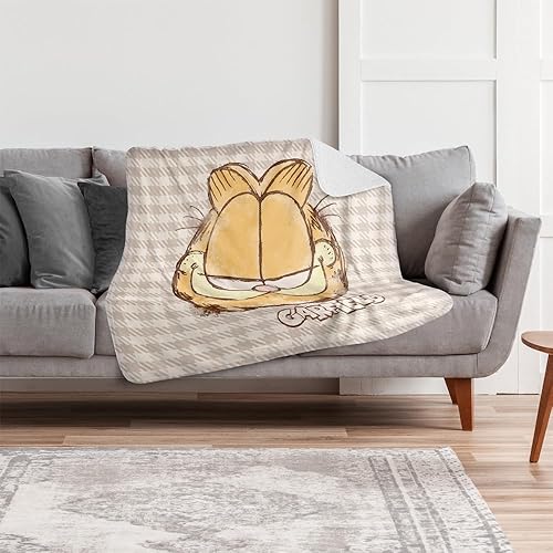 Miniatura 6 de Garfield - Manta de 50 x 60 pulgadas, manta de sherpa sedosa al tacto de acuarela súper suave