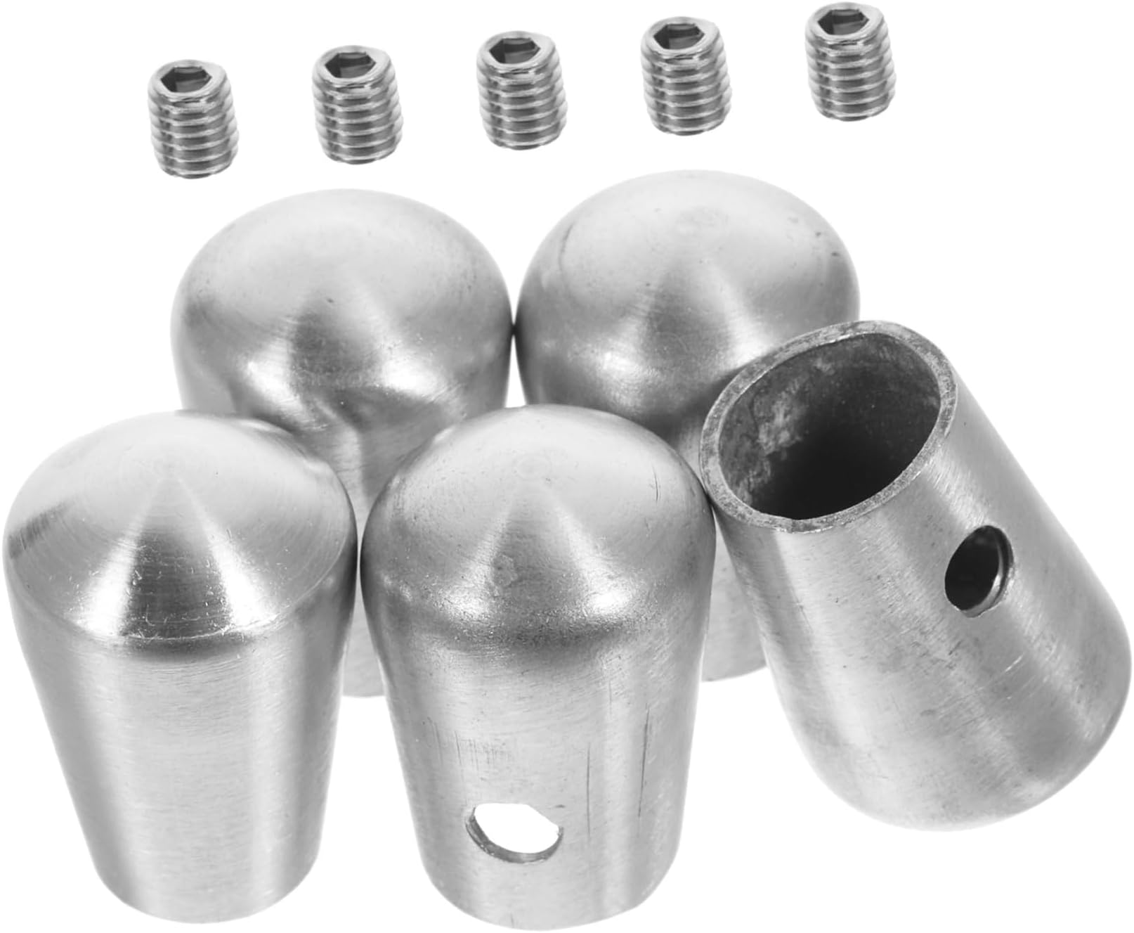 MAGICLULU 5pcs the fence Chair column pipeline Plug fence furniture round tube chair legs hardware wooden Plugs end cap Accessories cap connector plug armrest protective case track