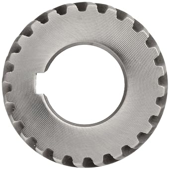 Boston Gear H2424L Plain Helical Gear, 45 Degree Helix, 14.5 Degree Pressure Angle, 0.500 Bore, 24 Pitch, 24 Teeth, Steel, LH