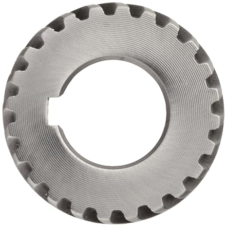 Boston Gear H2424L Plain Helical Gear, 45 Degree Helix, 14.5 Degree Pressure Angle, 0.500 Bore, 24 Pitch, 24 Teeth, Steel, LH