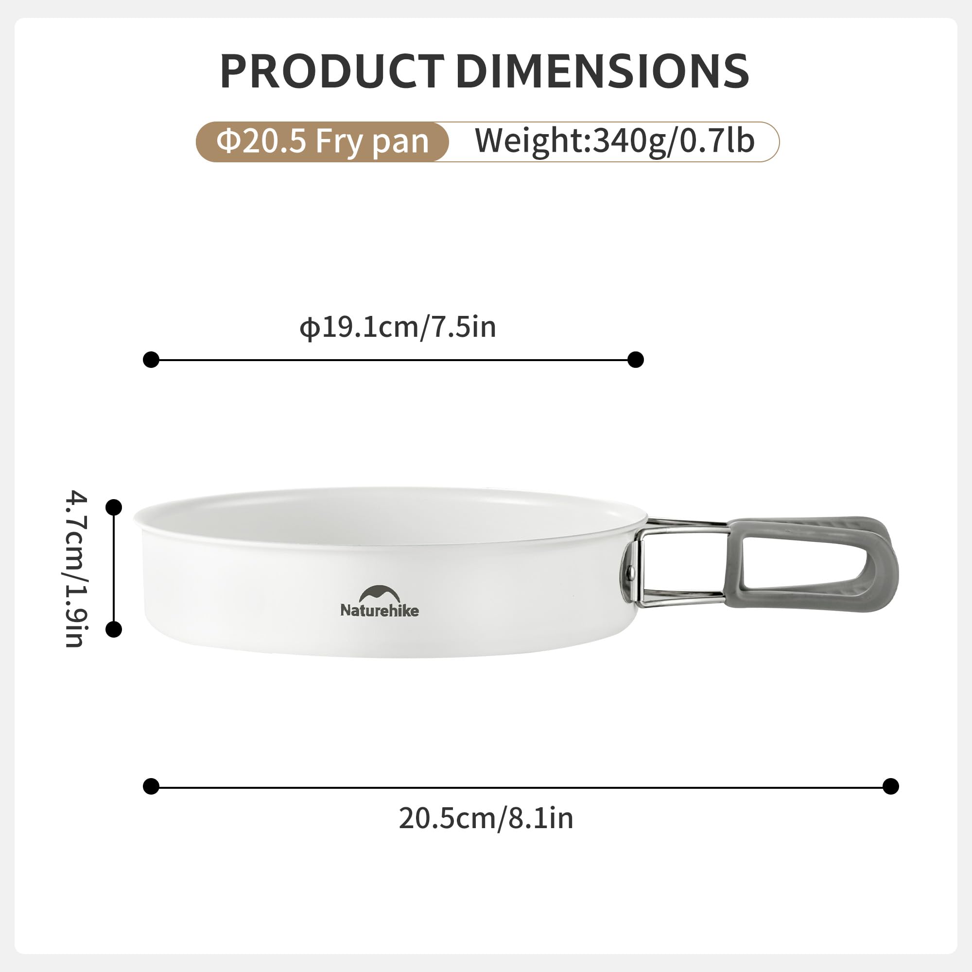 Naturehike Camping Kochset - Leichtes Outdoor Geschirr Für 2-6 Personen