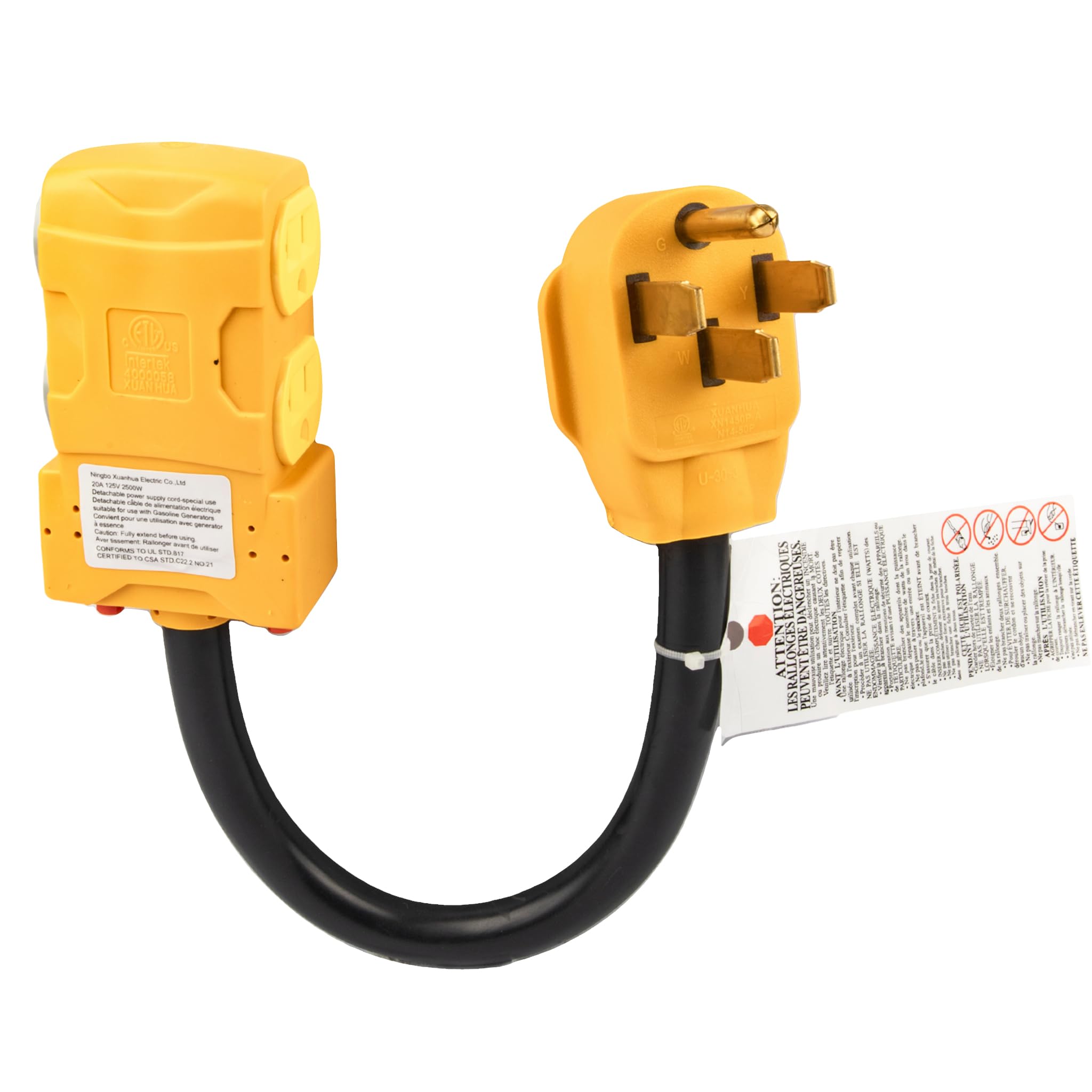 MECMO 50 Amp to 20 Amp Distribution Adapter