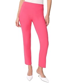 Stretchy Straight Leg Pant with Easy Pull-On Design by Jones New York