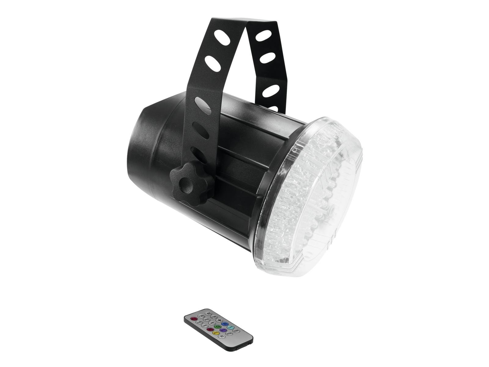 EUROLITE LED Techno Strobe 500 FB | Kompaktes Strobe mit 164 x 10-mm-LED und einstellbarer Blitzfrequenz