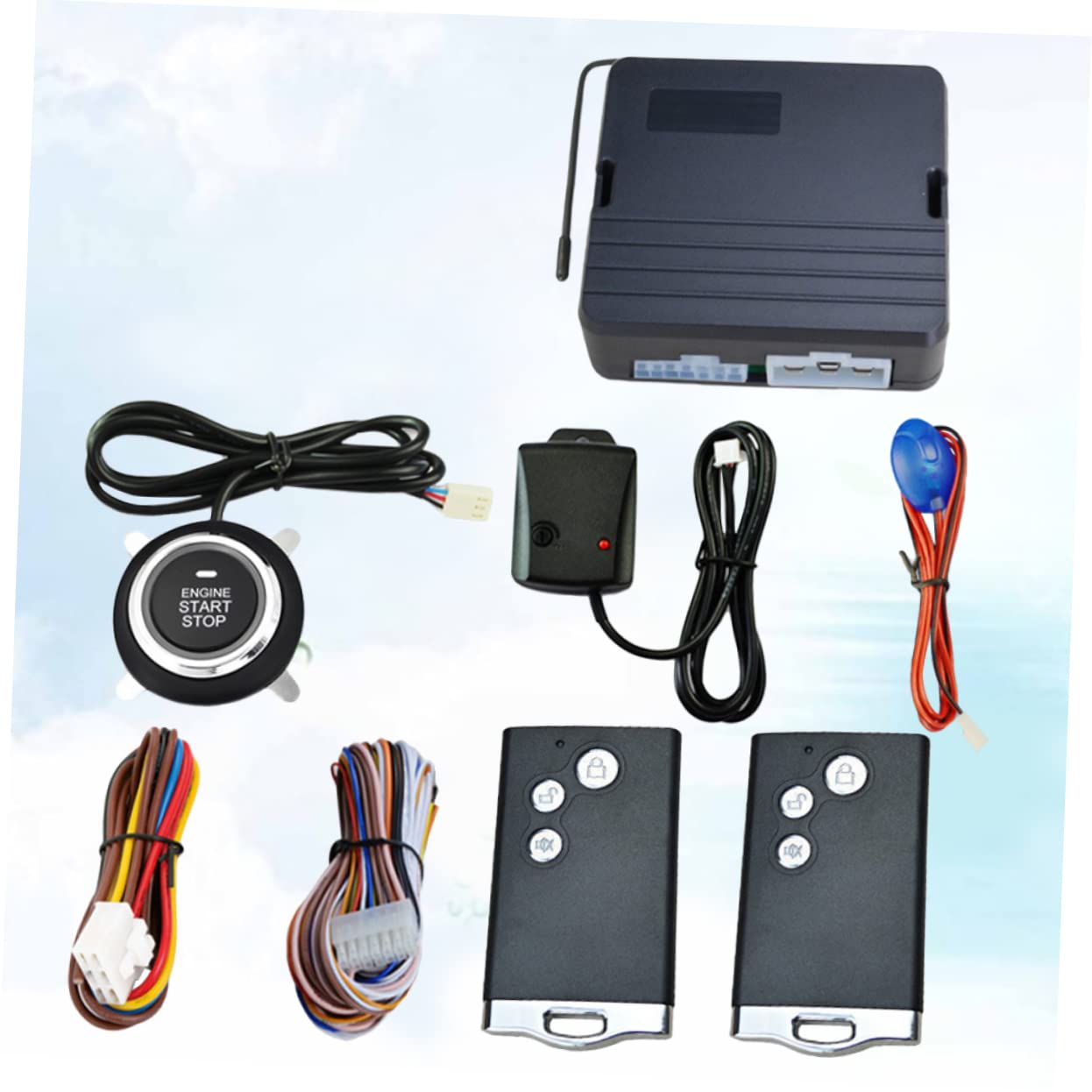 12v Di Allarme Antifurto Auto Con Controllo Remoto e Avviamento Ignizione Sicurezza Ottimizzata Per Veicoli e Camper Allerta Vibration e Led Indicatore