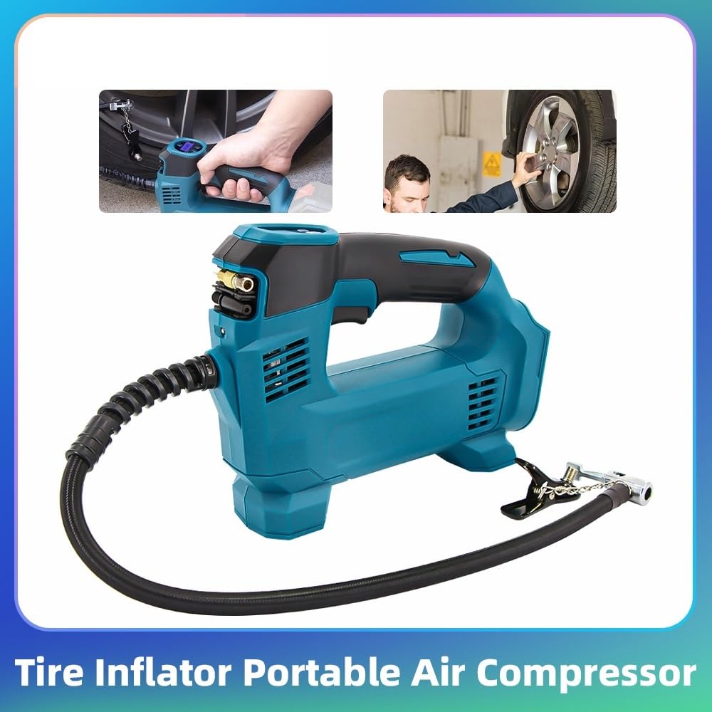 Inflador Ruedas Coche Inflador de neumáticos de 150 PSI, compresor de aire portátil, bomba de neumáticos con manómetro Digital para coches, camiones y bicicletas Compresores de aire portátiles