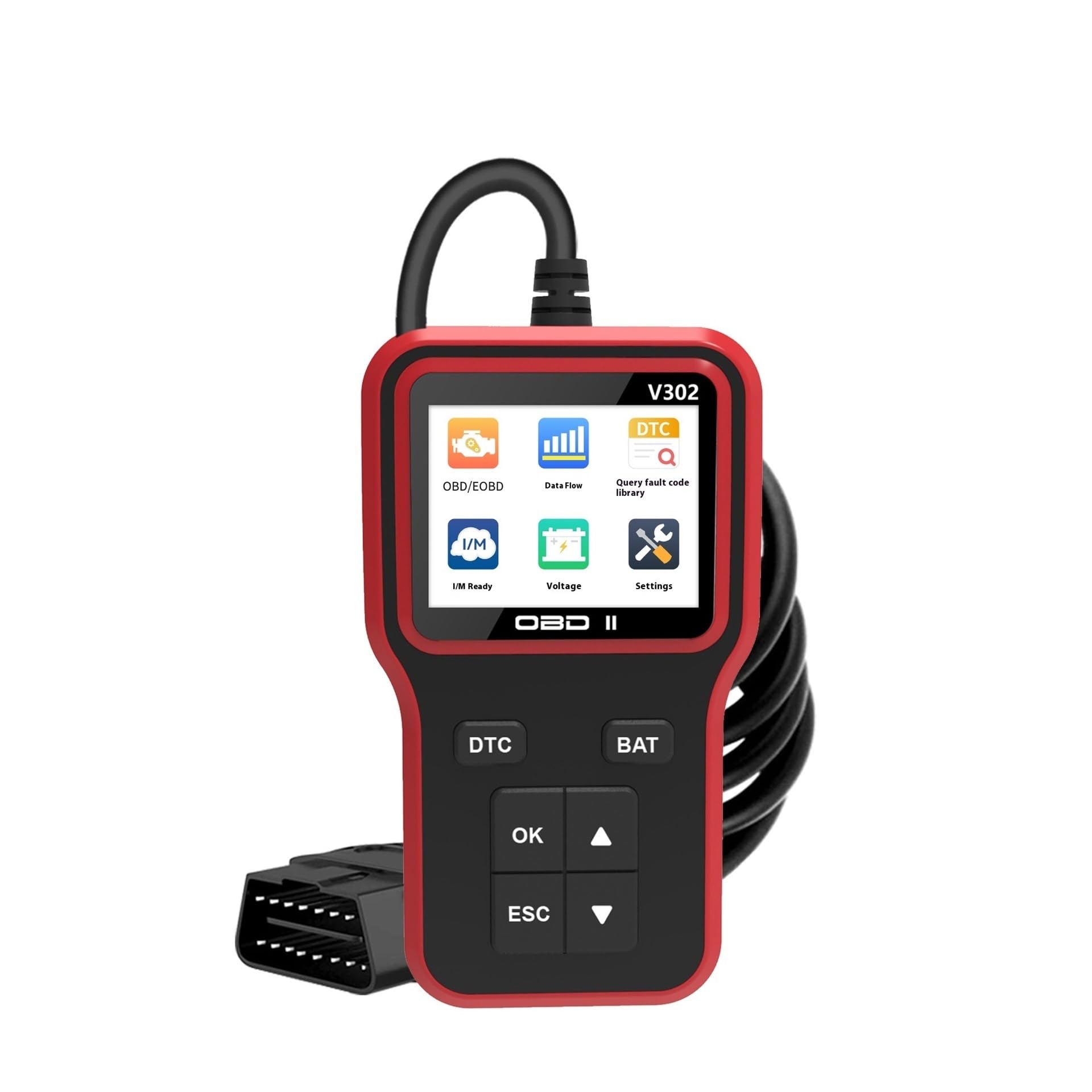 Amazon.com: Car Code Reader, V302 OBD2 Scanner Code Reader Airbag