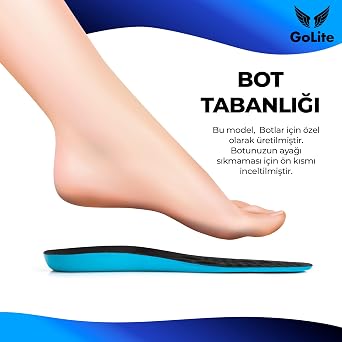GoLite M09 Memory Foam - Memory Foot Support for Shoe Insoles, Massage Dots and Comfortable Insoles, Boots, Work Shoes and Wide Molded Shoes - (45)