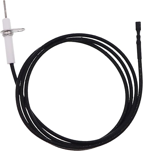 Miniatura 9 de METER STAR 2 piezas de alambre de encendido de 38 pulgadas y electrodo de cerámica de repuesto, electrodo de encendido puede doblarse DIY para