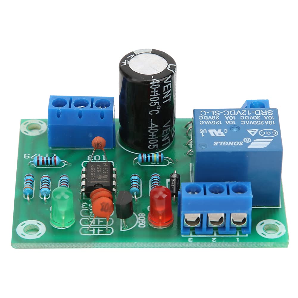 Hyuduo Green Liquid Sensor Controller Water Level Controller Module Dc12v Automatic Water Detection Switch Kit For Pools Garages Basements