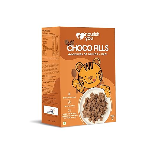 Nourish You Choco Fills 250g Power of 5 supergrains Quinoa, Ragi