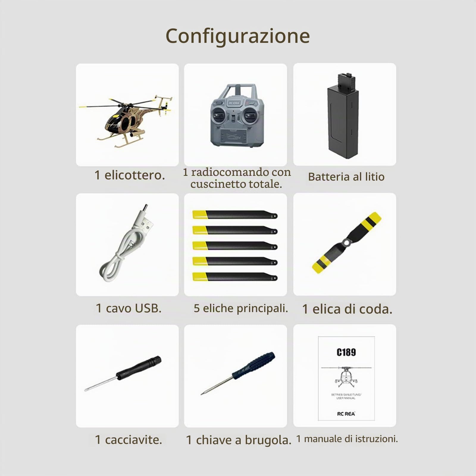 C189 elicottero telecomandato, 2.4G 6CH UAV 1:28 Brushless Motor RC elicottero singola lama Flybarless elicottero remoto RTF con localizzazione del flusso ottico 3 batteria - rosso