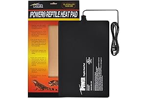 iPower 8" x 12" 16W Reptile Heat Mat: Essential Warmth for Your Cold-Blooded Companions