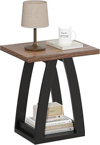 Miniatura 8 de Mesas auxiliares para sala de estar, juego de 2. Mesas auxiliares para sala de estar. Mesa auxiliar junto al sofá. Mesa auxiliar moderna para el