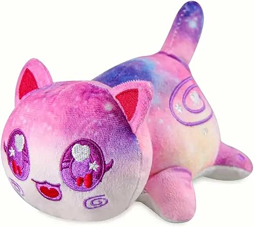 Unitvbba Lindo juguete de peluche de gato MeeMeow de la galaxia, colección suave de juguetes de peluche, gran regalo para niños fanáticos cumpleaños