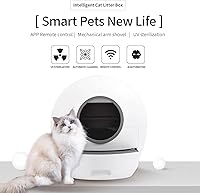 Vista 2 de HaaRunPet Self Cleaning Cat Litter Box,Automatic Litter Box for Multiple,APP Control Automatic Cat Littler Box with Mat,Suitable for All Kinds of