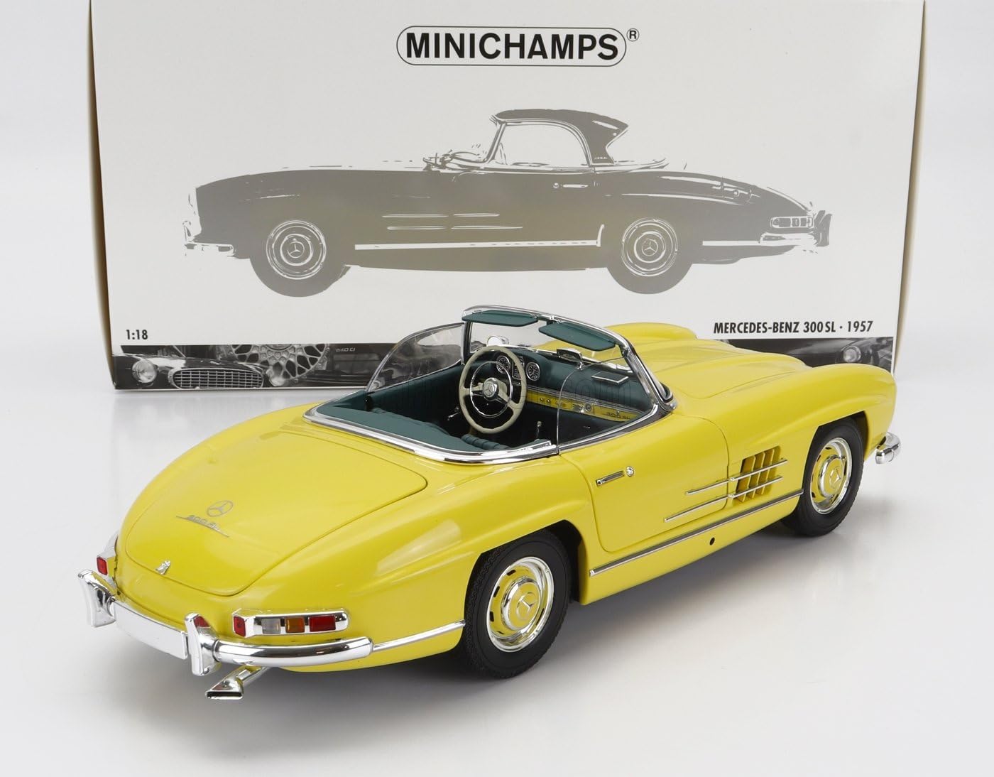 ベンツ SL 1/18 ミニカー ディーラー物 R230 minichamps製 メルセデス 