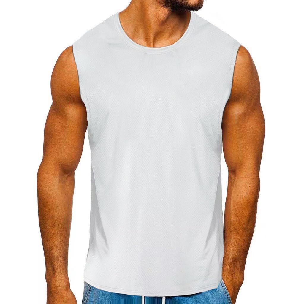 Hotcat Lot de 3 débardeurs pour homme - Sans manches - Pour le sport, le fitness, la course, le jogging, la gym, l'entraînement