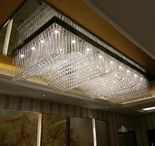 Chandelier, �����`�̔g�^�N���X�^���V�����f���A�z�e�����r�[���B���N���u���r�[���X�g�����v���W�F�N�g�V��Ɩ��J�X�^�}�C�Y(Cold White,L100x W35x H50cm)